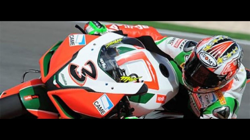 Moto - News: WSBK, Motorland Aragon, Test: Biaggi in gran forma