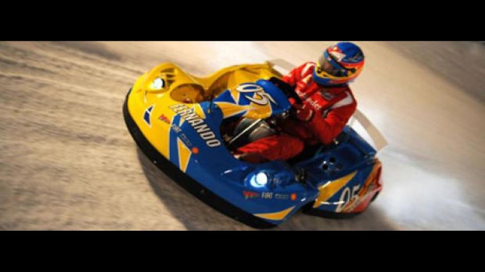 Moto - News: Wrooom 2011: Alonso fredda tutti sul laghetto