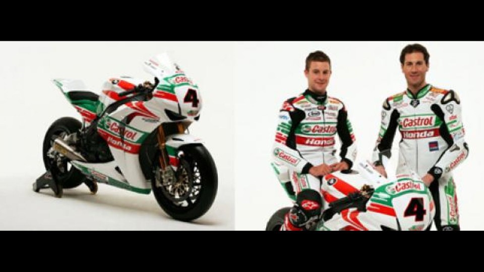 Moto - News: WSBK 2011: Castrol con Honda e il Team Ten Kate