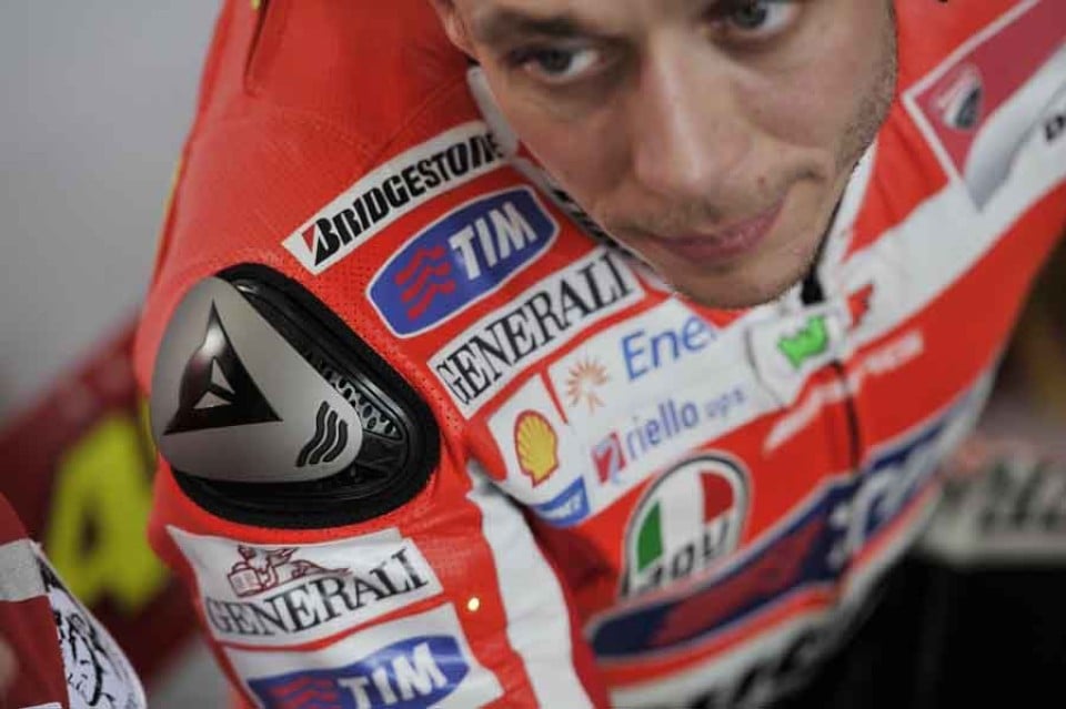 Moto - News: Valentino Rossi "raffreddato ad aria"