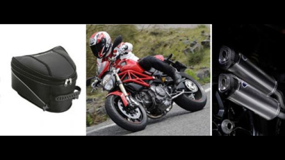 Moto - News: Ducati Monster 1100EVO: comfort e sound con gli accessori ufficiali