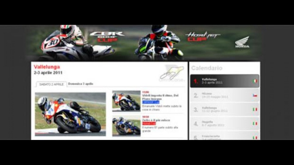Moto - News: Honda Hornet e CBR600F Cup 2011, LIVE su OmniCorse.it
