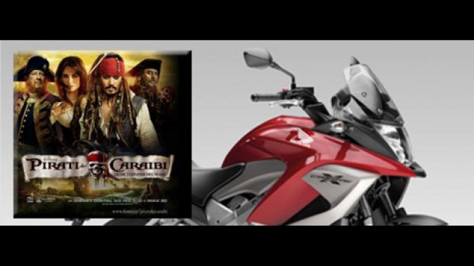 Moto - News: Concorso Honda e Walt Disney: vinci una Crossrunner!