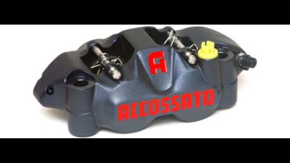 Moto - News: Accossato: pinza freno in alluminio forgiato