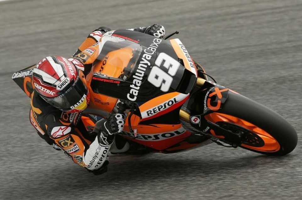 Moto - News: Marquez affila gli artigli a Valencia
