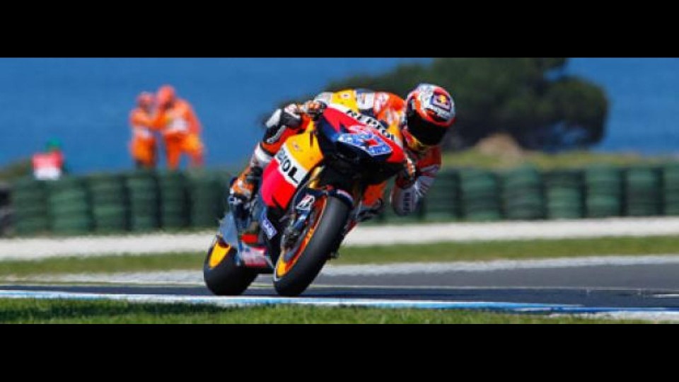 Moto - News: MotoGp, Phillip Island, Libere 2: Stoner inarrestabile