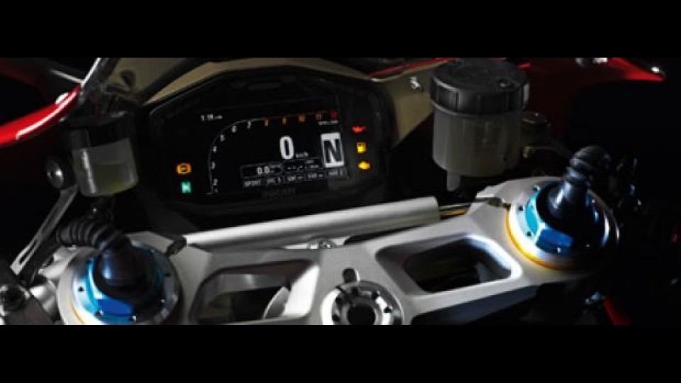 Moto - News: Ducati 1199 Panigale: la strumentazione TFT