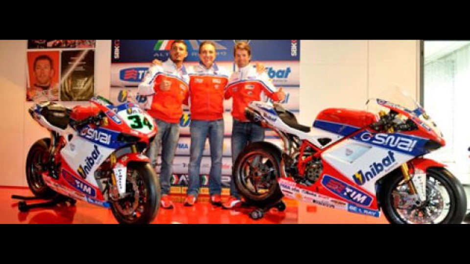 Moto - News: WSBK 2012: nuovi sponsor per il Team Althea Ducati