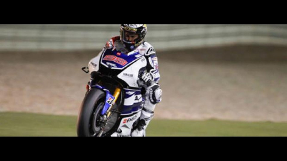 Moto - News: MotoGP 2012, Qatar, Gara: Lorenzo a 