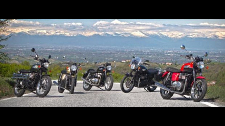 Moto - Test: Triumph Bonneville, Thruxton e Scrambler 2012 - TEST