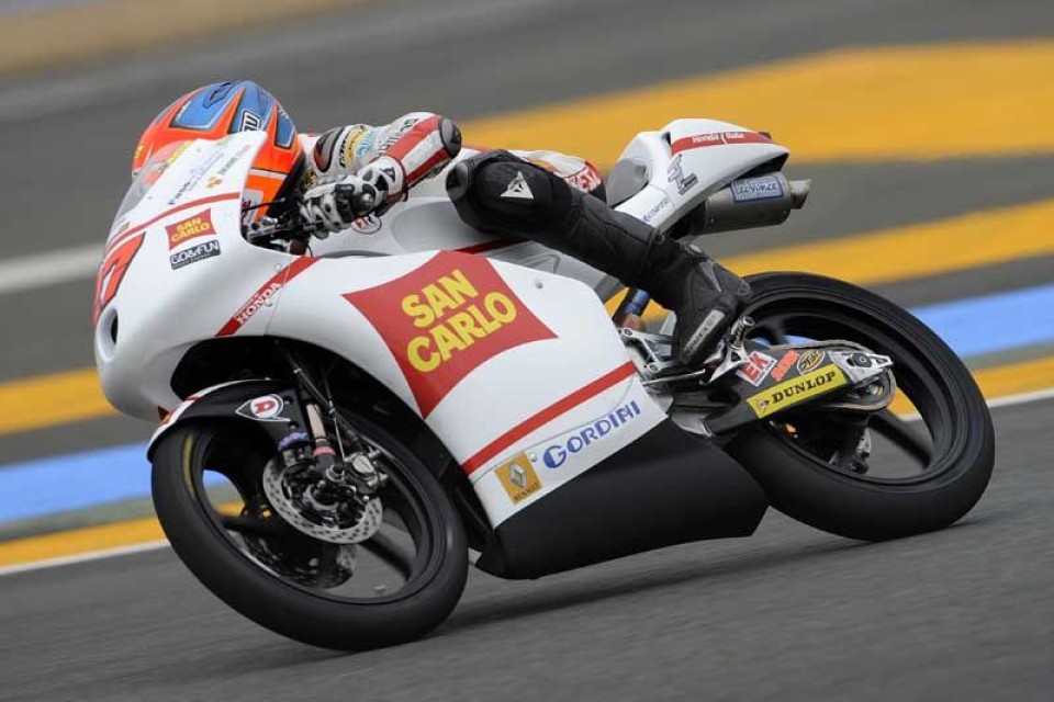 Moto - News: Moto3: Antonelli sfiora il podio