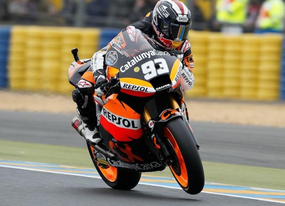 Moto - News: Moto2, QP: Marquez batte la pioggia