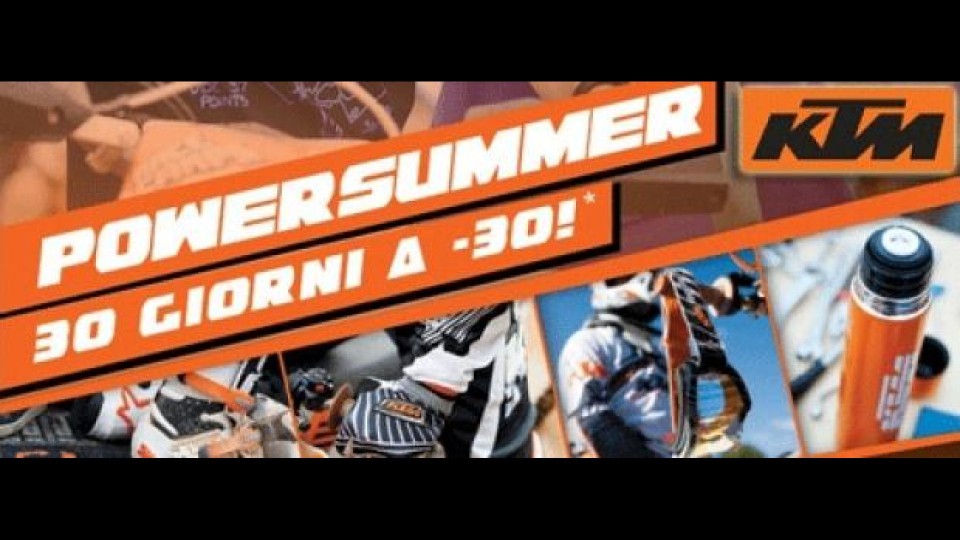 Moto - News: KTM PowerSummer: 30 giorni a -30