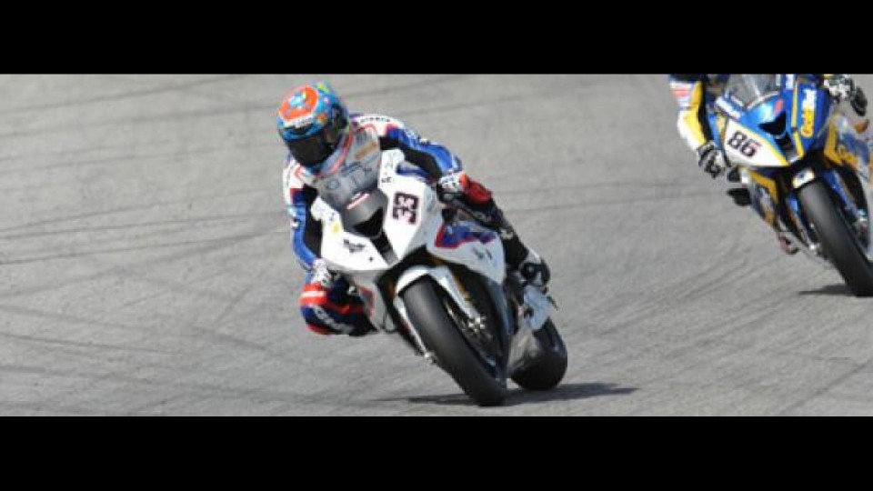 Moto - News: WSBK 2012, Motorland Aragon, Q1: Melandri in pole davanti a Biaggi