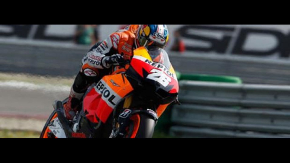 Moto - News: MotoGP 2012 Sachsenring FP1: Pedrosa guida il gruppo