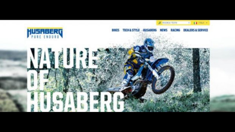Moto - News: Husaberg: online il nuovo sito internet