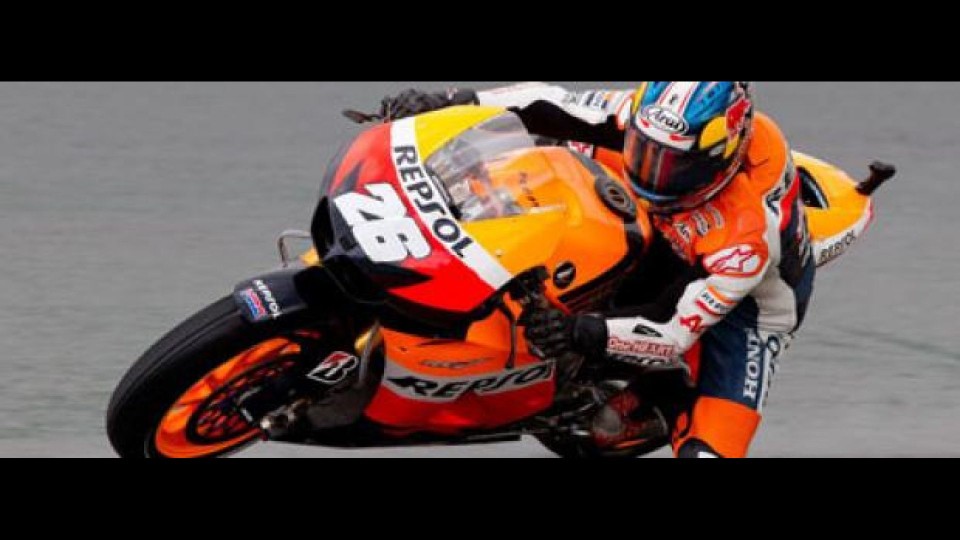 Moto - News: MotoGp 2012, Sepang: Pedrosa scappa prima del diluvio