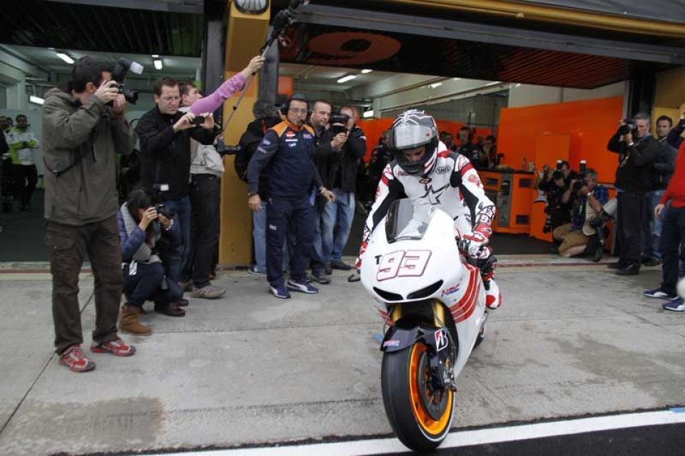 MotoGP: MotoGP, Marquez: primi giri sulla Honda