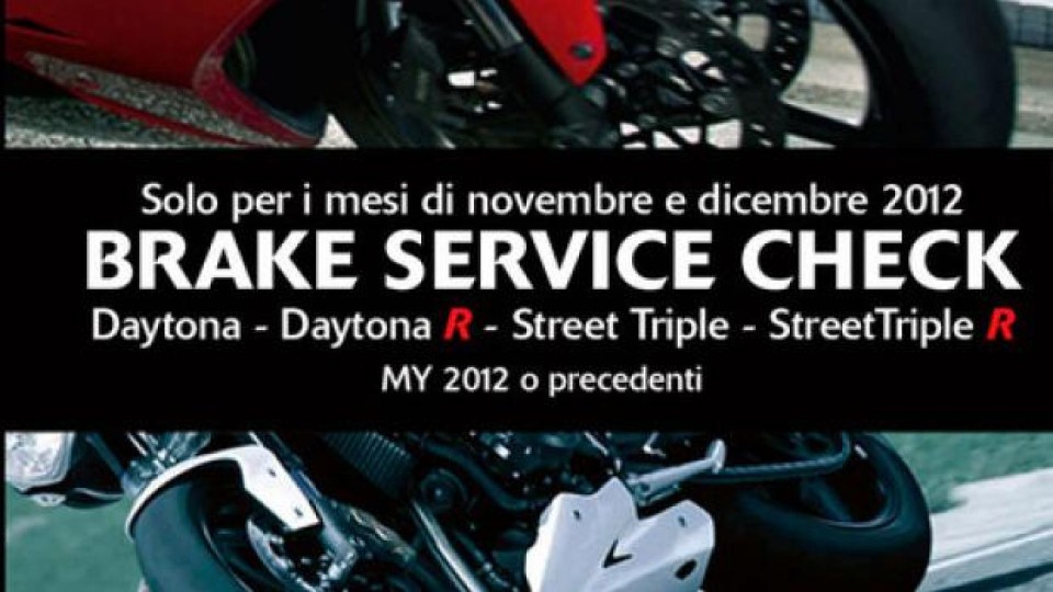 Moto - News: Triumph Brake Service Check 2012