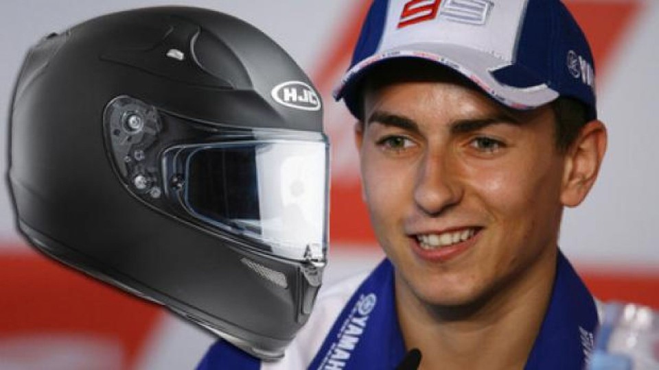 Moto - News: Jorge Lorenzo cambia casco, correrà con HJC