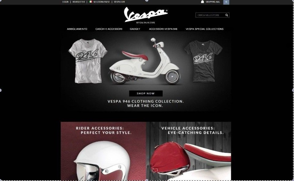 Moto - News: Ora Vespa si acquista anche su internet