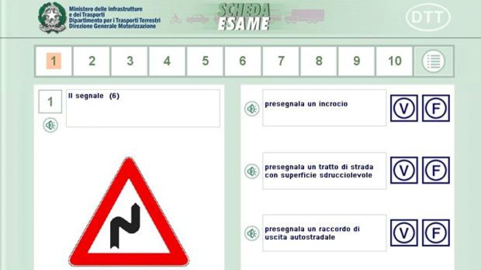 Moto - News: Patente: dal 1° ottobre la nuova riforma: 700 quesiti in più