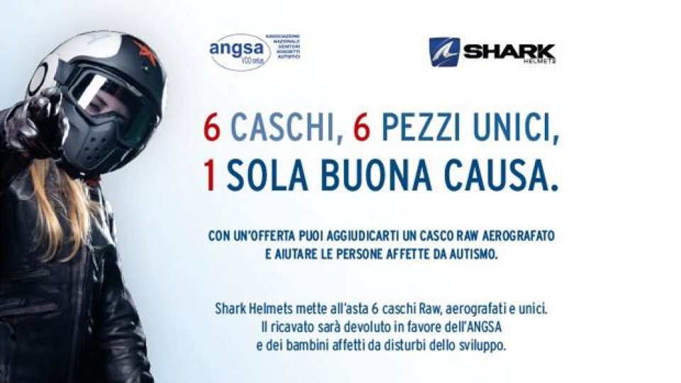 Moto - News: Shark: è partita l’asta su eBay a sostegno di ANGSA