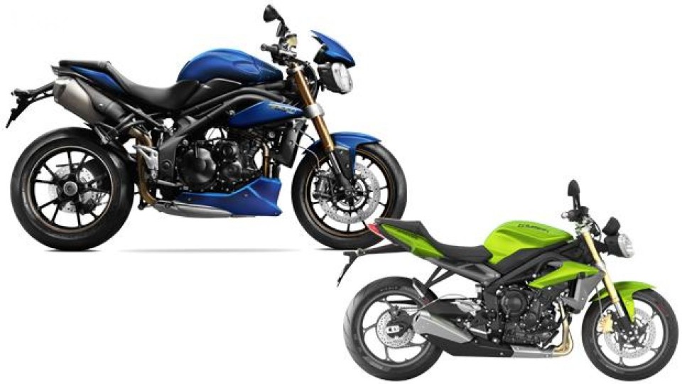 Moto - News: Triumph Speed Triple/R e Street Triple MY 2014