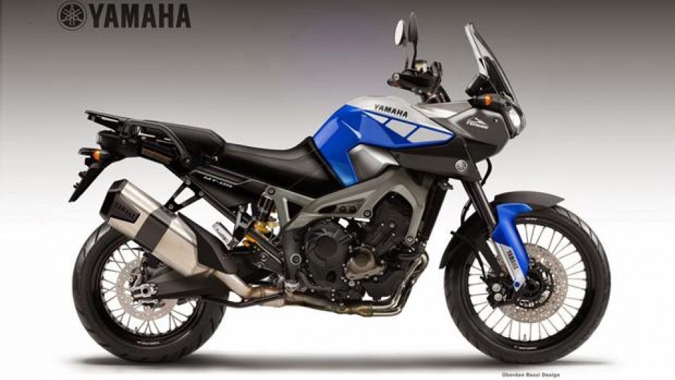 Moto - News: Yamaha MT-09 Triple Ténéré Concept – Oberdan Bezzi