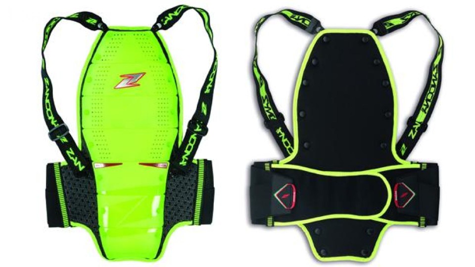 Moto - News: Paraschiena Zandonà Spine EVC High Visibility Fluorescent