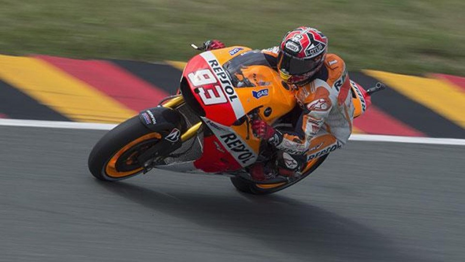 Moto - News: MotoGP 2014, Sachsenring: Marquez ritrova la pole