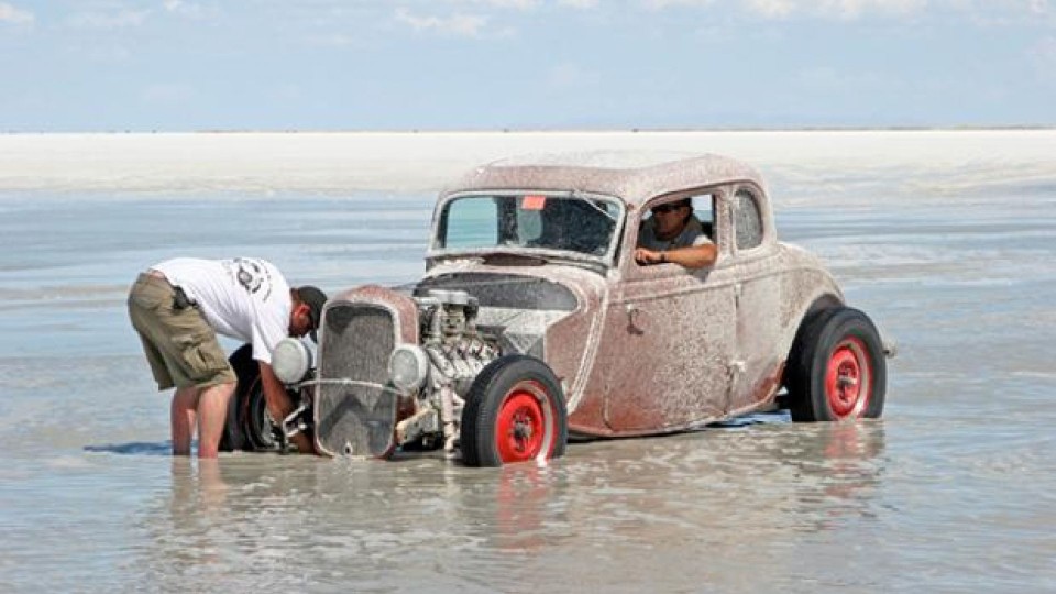 Moto - News: Il lago salato di Bonneville invaso dall'acqua, salta la Speed Week