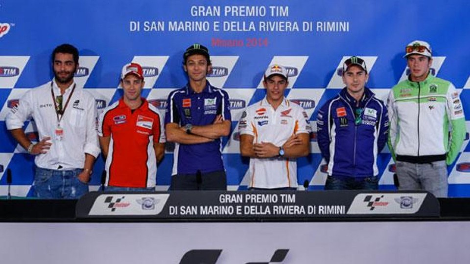 Moto - News: MotoGP 2014, Misano: tutti contro Marc