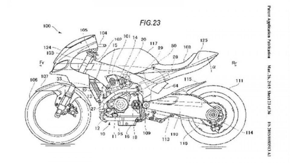 Moto - Gallery: Suzuki Recursion: i brevetti