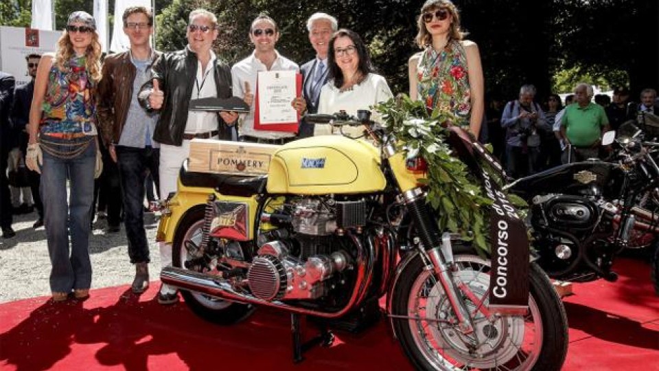 Moto - News: La Münch-4 TTS-E si aggiudica il Best of Show a Villa d’Este