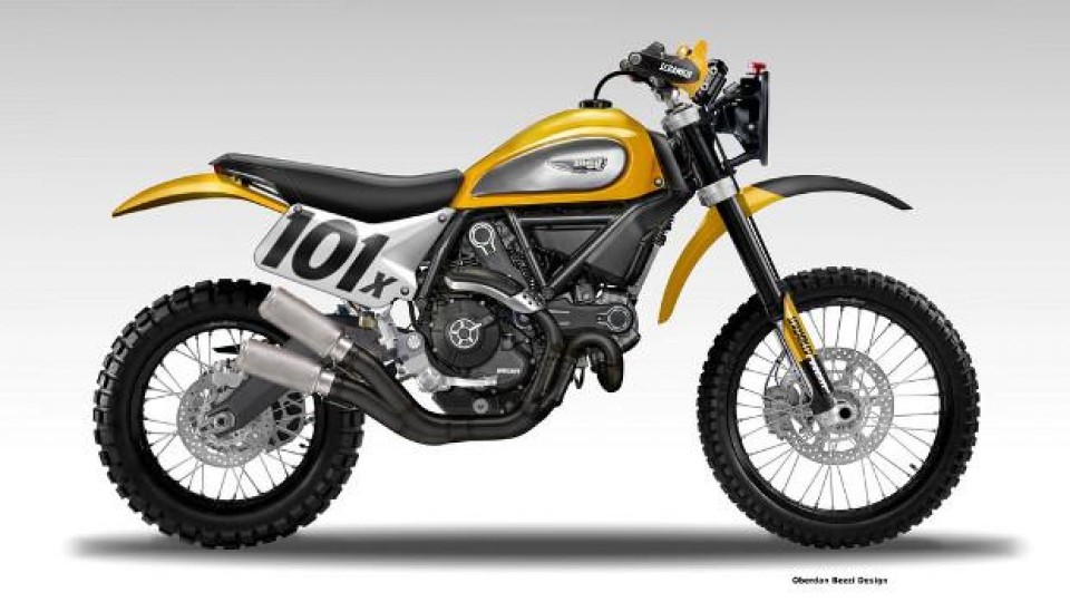 Moto - News: Ducati Scrambler Baja Racer by Oberdan Bezzi