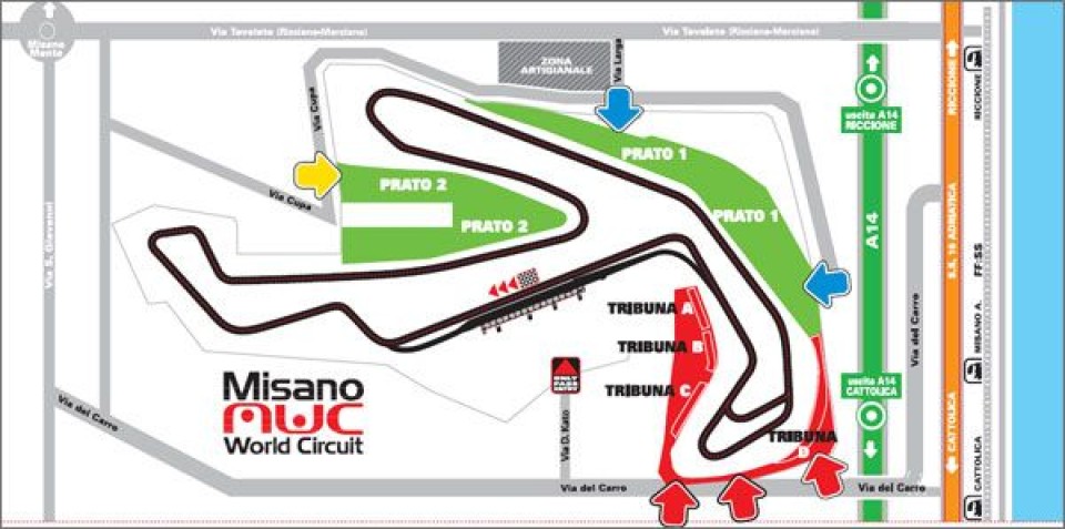 MotoGP: Test a Misano per Ducati, Honda e Suzuki