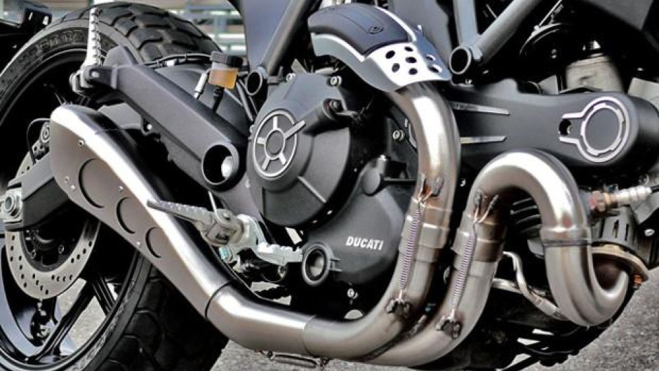 Moto - News: HP Corse Hydroform Classic Line: nuovo scarico per Ducati Scrambler