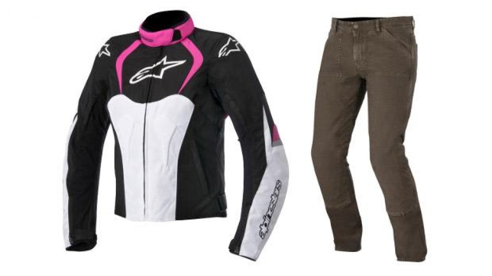 Moto - News: Alpinestars: giacca e pantalone per lui e lei