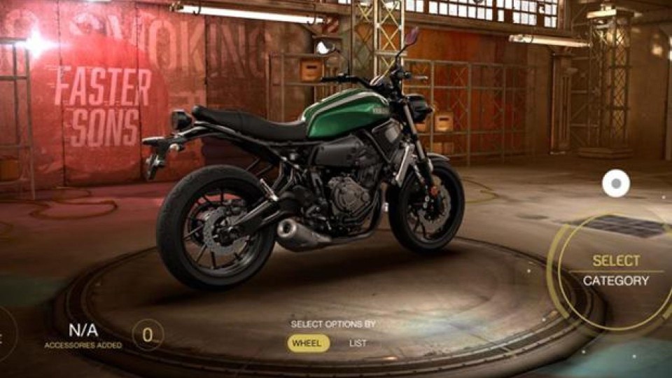 Moto - News: Yamaha “My Garage”: una app per realizzare la propria moto customizzata