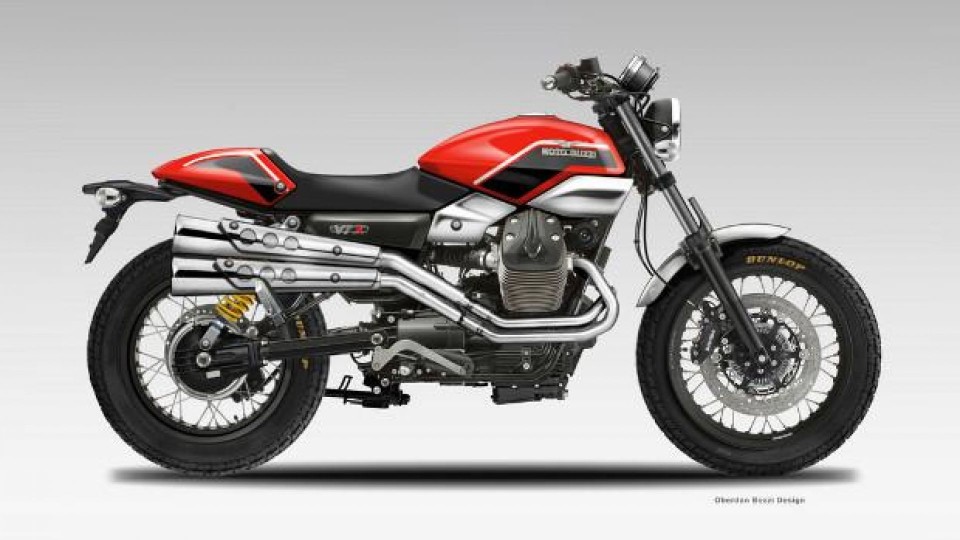 Moto - News: Moto Guzzi V7 X Scrambler by Oberdan Bezzi