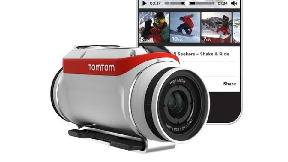 Moto - News: TomTom Bandit: la videocamera che elimina i problemi di montaggio