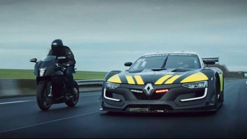 Moto - News: Renault R.S. 01 Interceptor: motociclisti indisciplinati, tremate! [VIDEO]