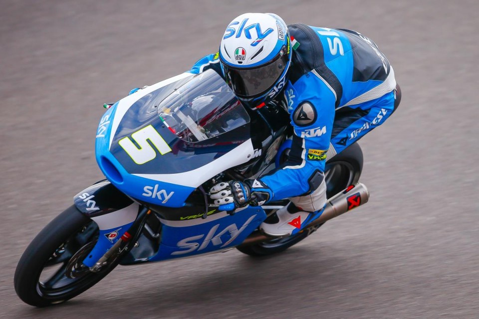 FP3: Riscossa Fenati, 3° Bulega davanti a Bastianini