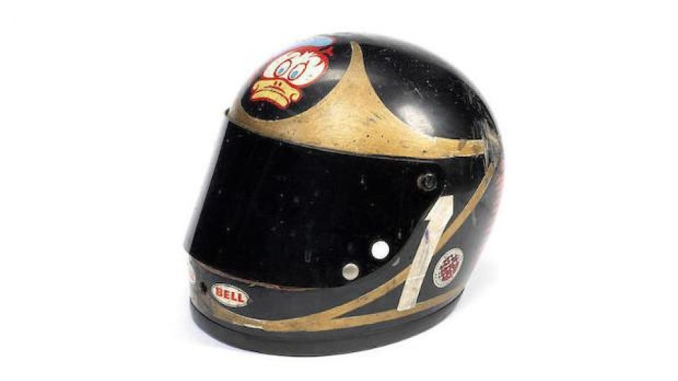 Moto - News: All'asta il casco di Barry Sheene del 1974