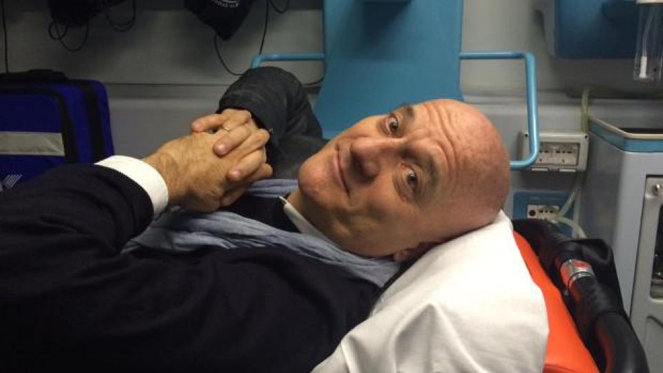 Moto - News: Incidente in moto per Claudio Bisio: 