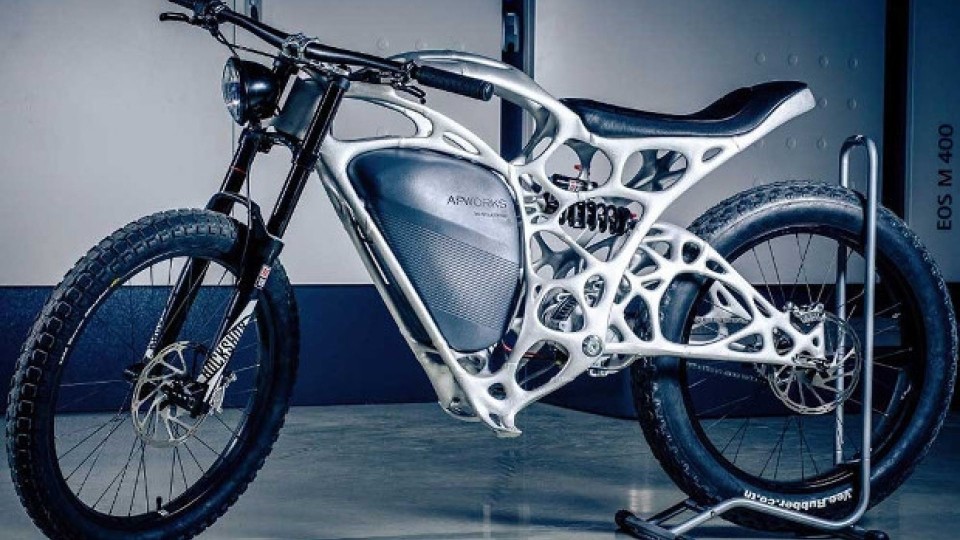 Moto - News: APWorks Light Rider: la prima moto realizzata con stampanti 3D [VIDEO]