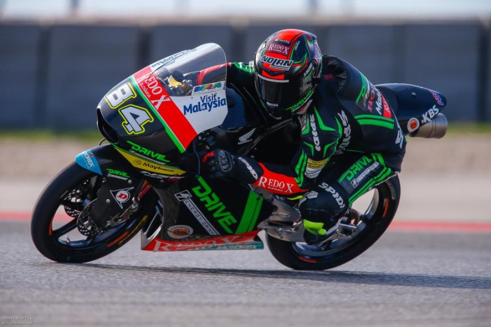 Moto3, FP3: Kornfeil all'attacco, Antonelli secondo