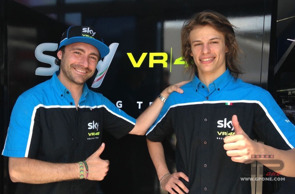 Nicolò Bulega con Sky VR46 per altre due stagioni
