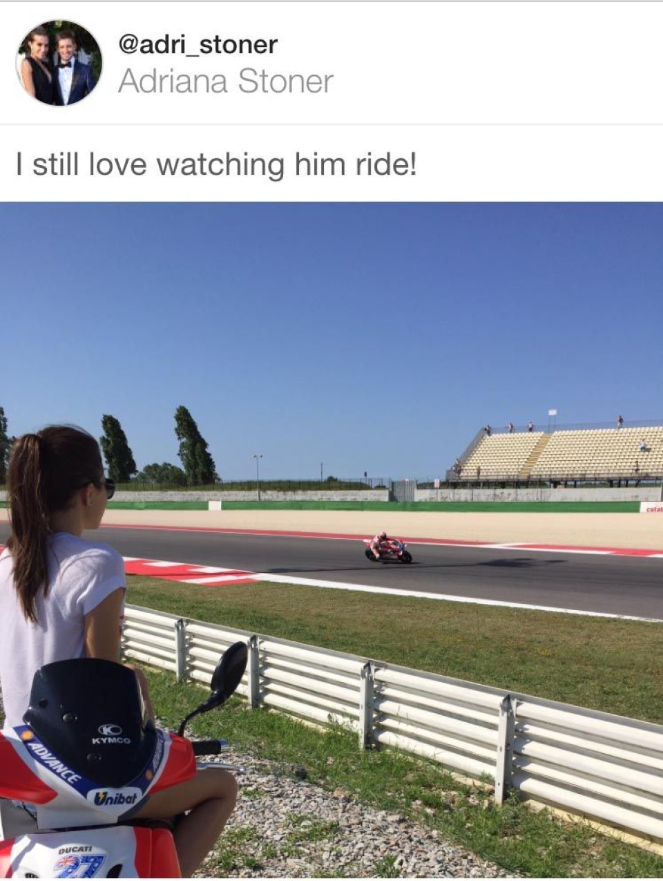 Love is ... watching Stoner ride at Misano